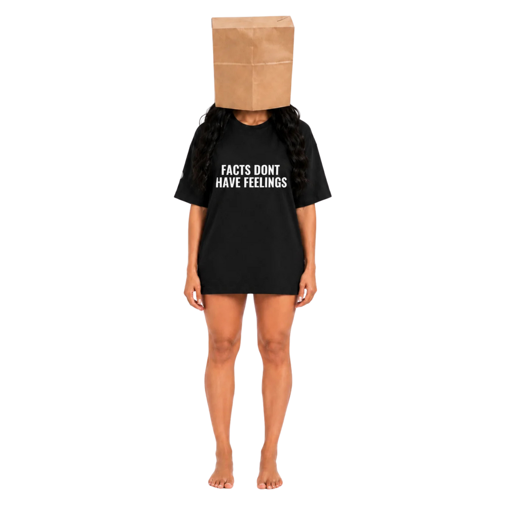 FACTS DONT HAVE FEELINGS TSHIRT - BLACK