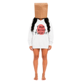 TRUE CRIME JUNKIE WHITE HOODIE