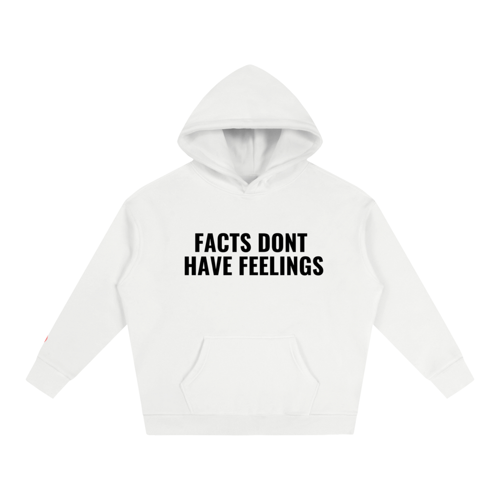 FACTS DONT HAVE FEELINGS HOODIE - WHITE